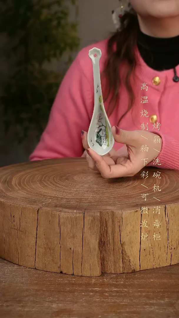 碗瓷景德镇手工手绘高温瓷釉下彩