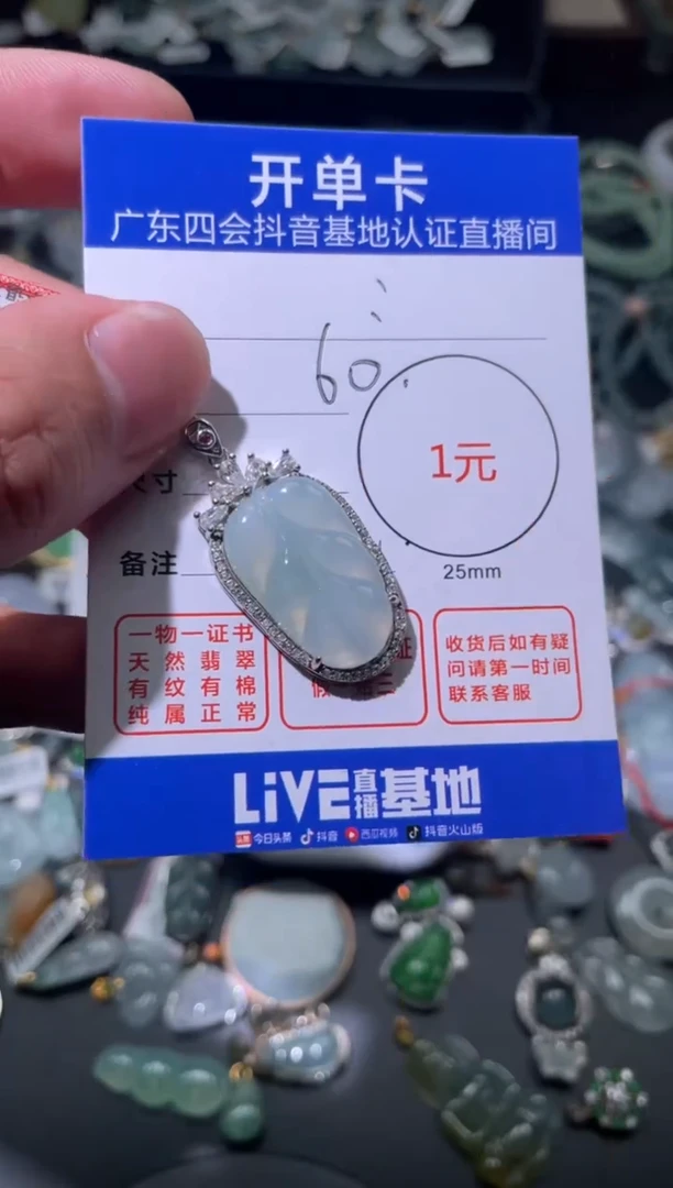 翡翠未镶嵌颈饰?挂件