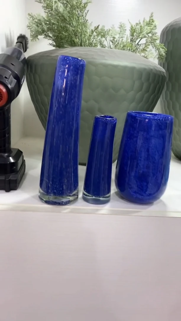 【闪购商品】琉璃慕忆家花瓶一套3