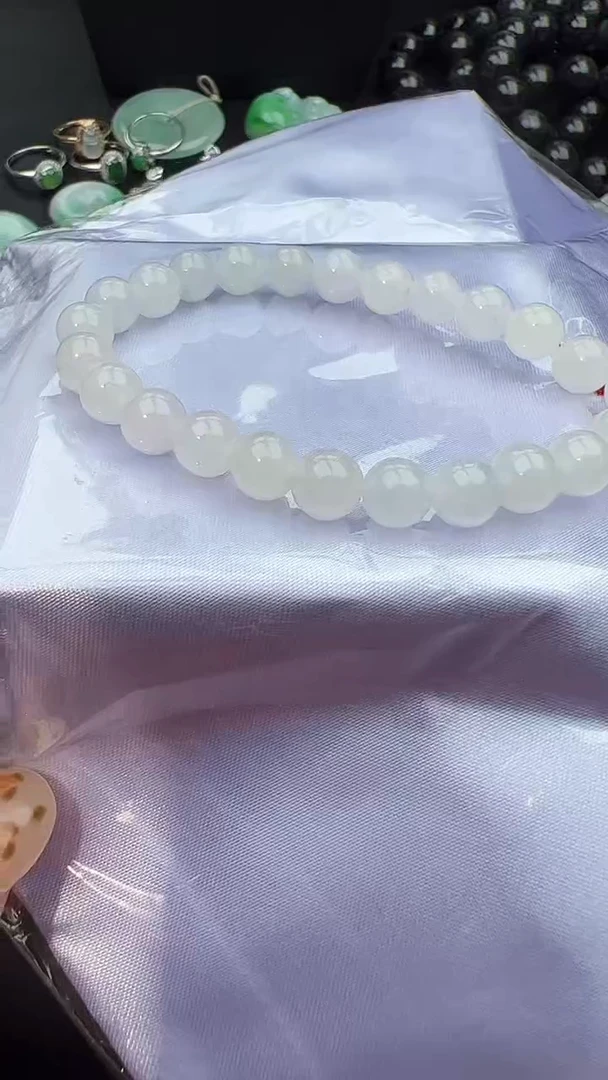 未镶嵌手串翡翠玉珠手串