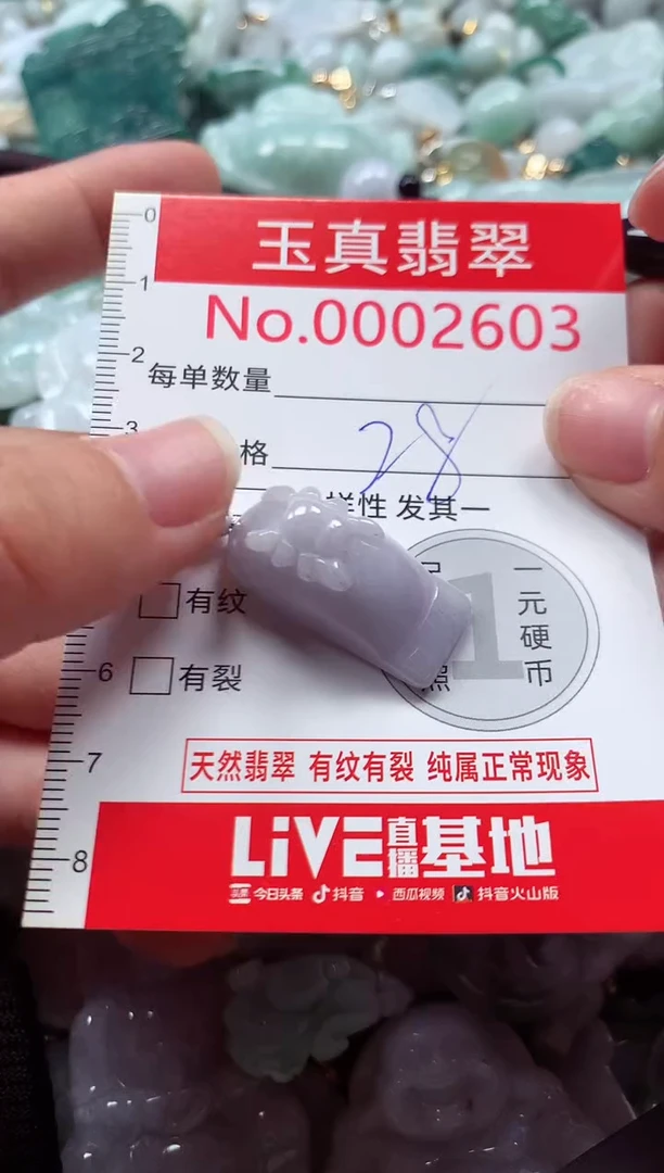 吊坠(不含链)未镶嵌翡翠2603