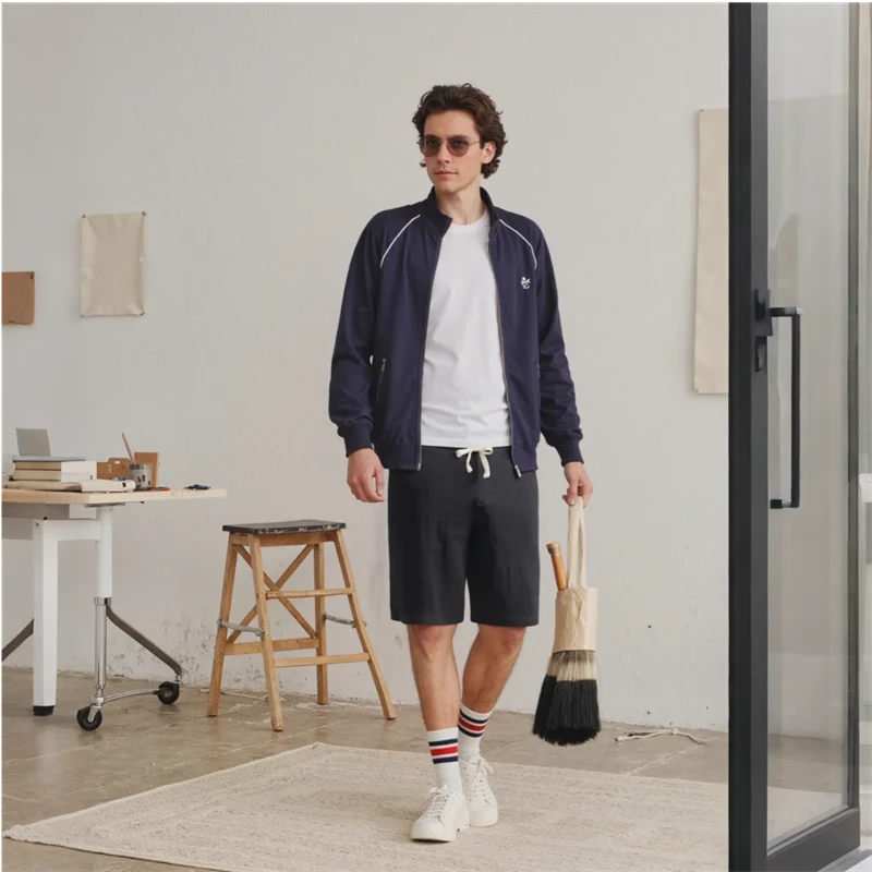 【中式棉麻】男士休闲短裤舒适百搭夏季运动时尚宽松透气九分户外