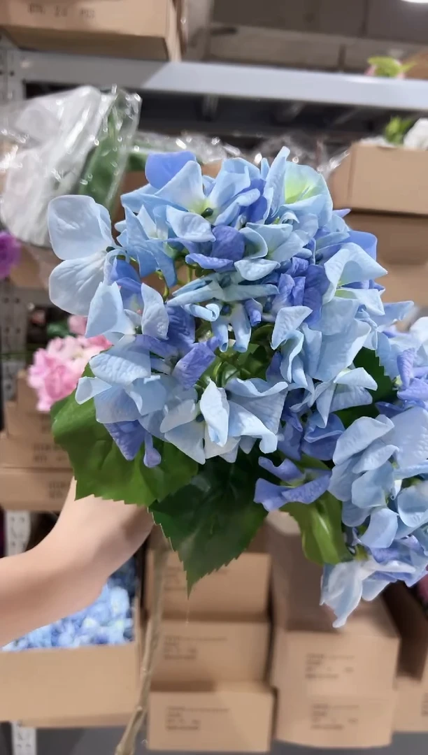 2枝蓝色手感保湿绣球