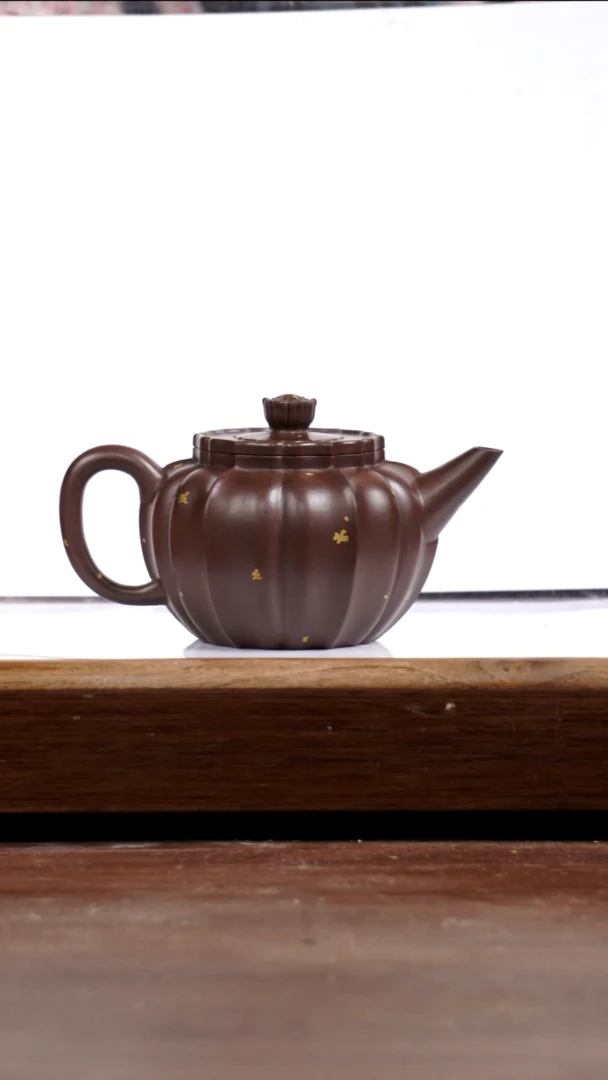 茶壶紫砂80年代一厂老紫泥水平300CC