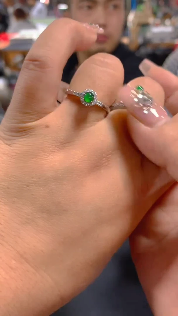 【闪购商品】翡翠戒指未镶嵌0296361906多样性发其一