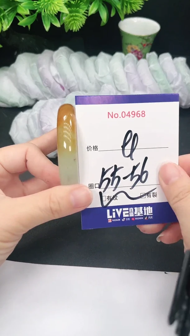 未镶嵌手镯翡翠4968
