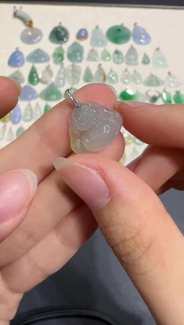 颈饰18K金镶嵌翡翠X1215-1501-419