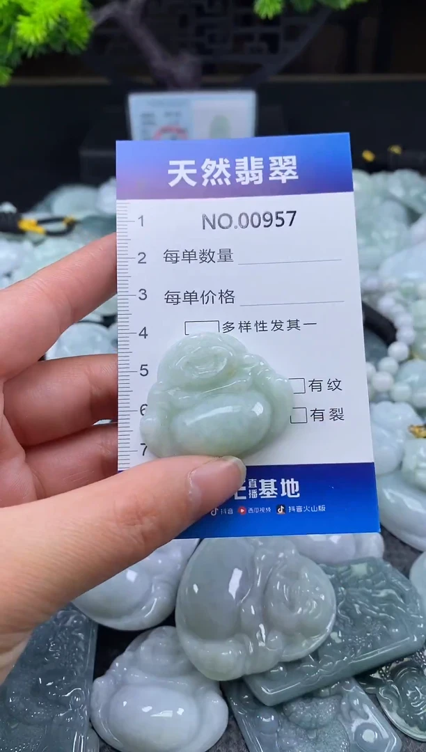 颈饰未镶嵌翡翠天然缅甸翡翠957