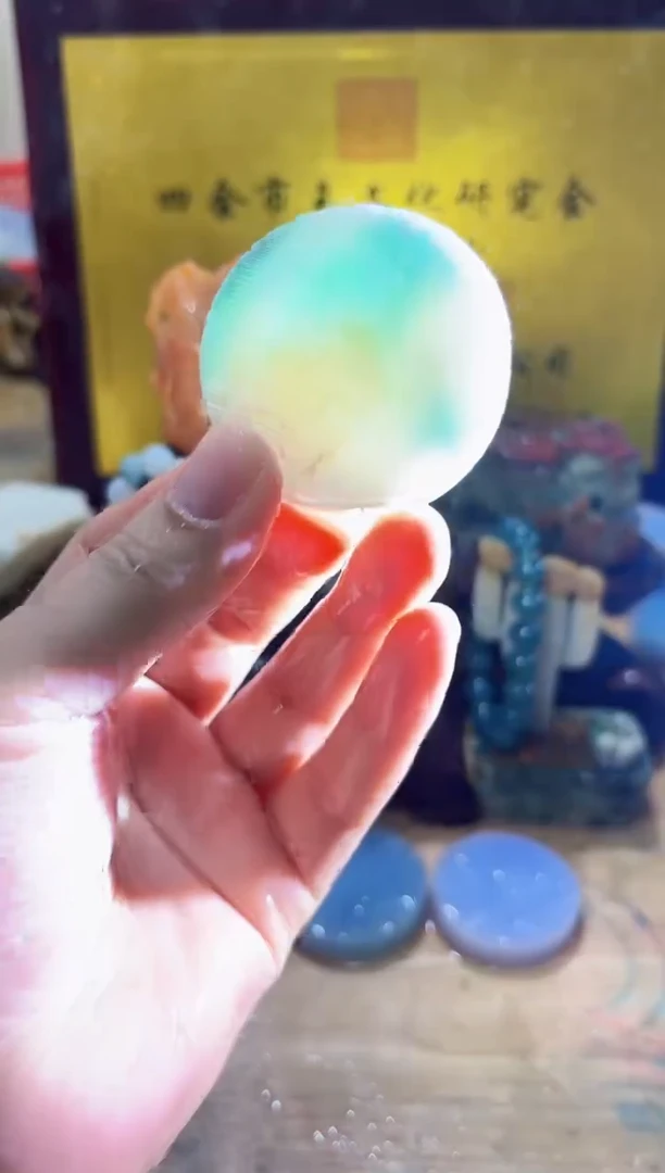 未镶嵌挂件翡翠A货常星7315