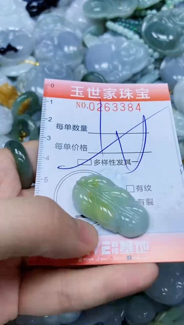 翡翠未镶嵌颈饰闪购0263384多样性发其一