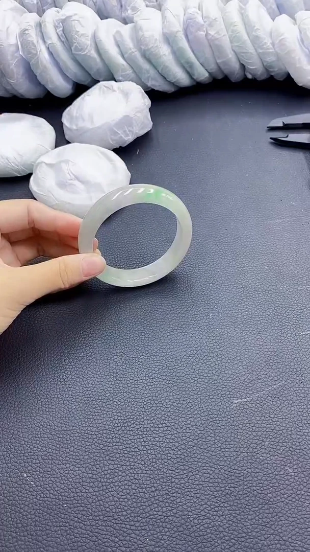 高冰透美人手镯 所见即所得53