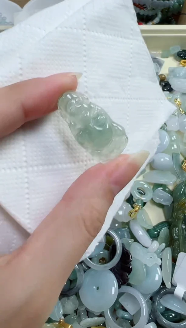 翡翠裸石305号链接，A货翡翠