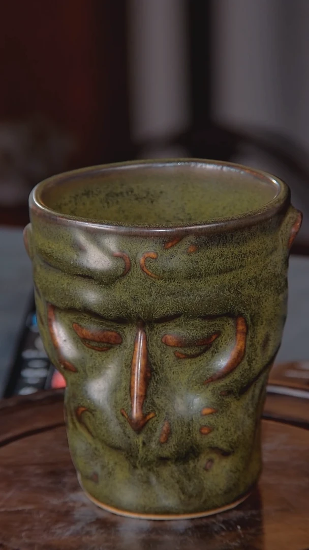 【闪购商品】其他景韵堂仿清官窑制茶叶末釉