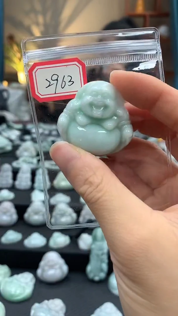 颈饰未镶嵌翡翠佛公2963