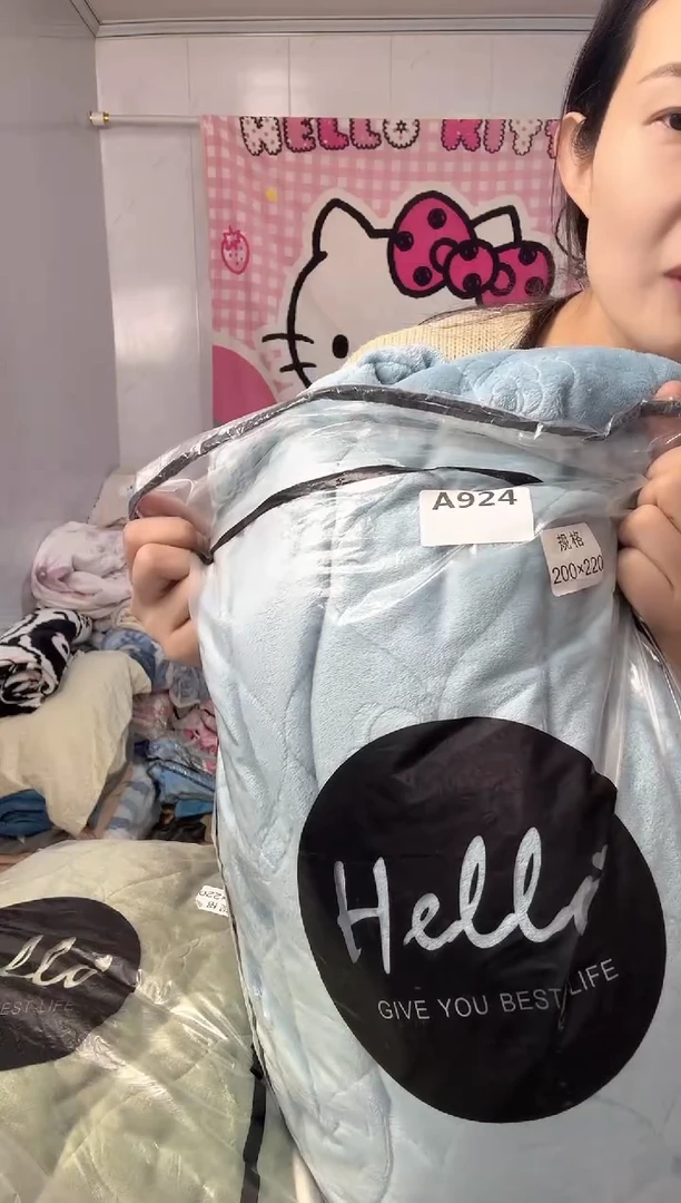 牛奶绒简***好924两米床笠蓝色