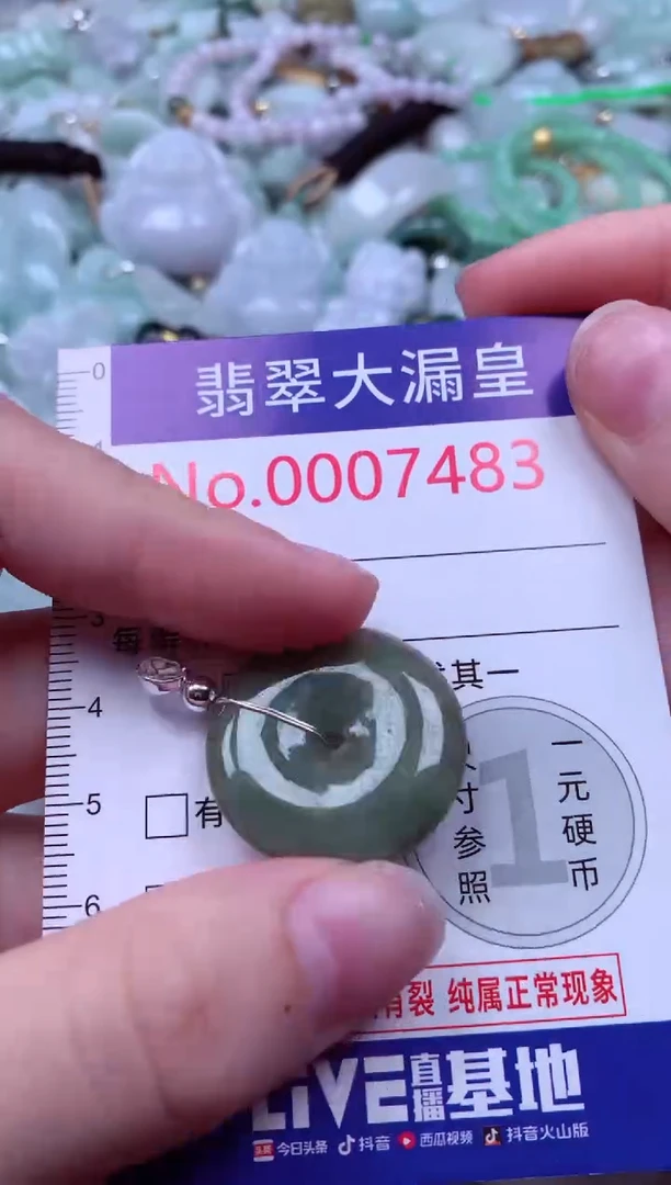 吊坠(不含链)未镶嵌翡翠7483