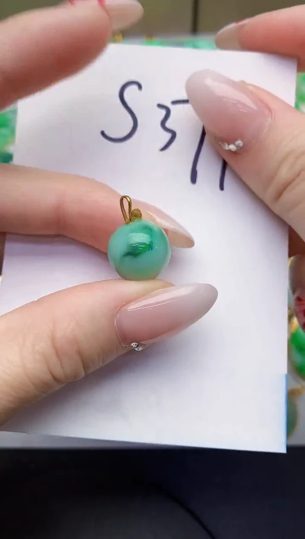 【闪购商品】翡翠颈饰18K金镶嵌0000000000