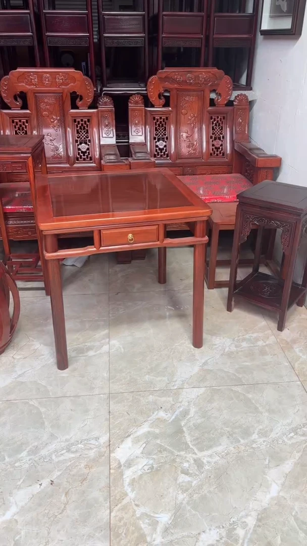 花梨木类成套家具刚果花梨木方桌