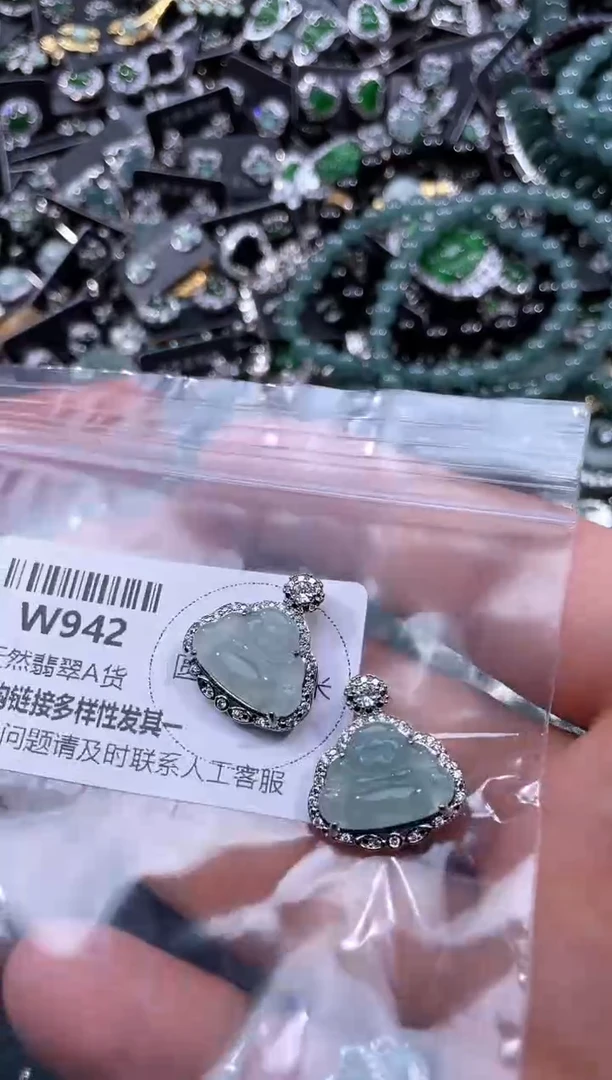 【闪购商品】翡翠颈饰未镶嵌W942多样性发其一