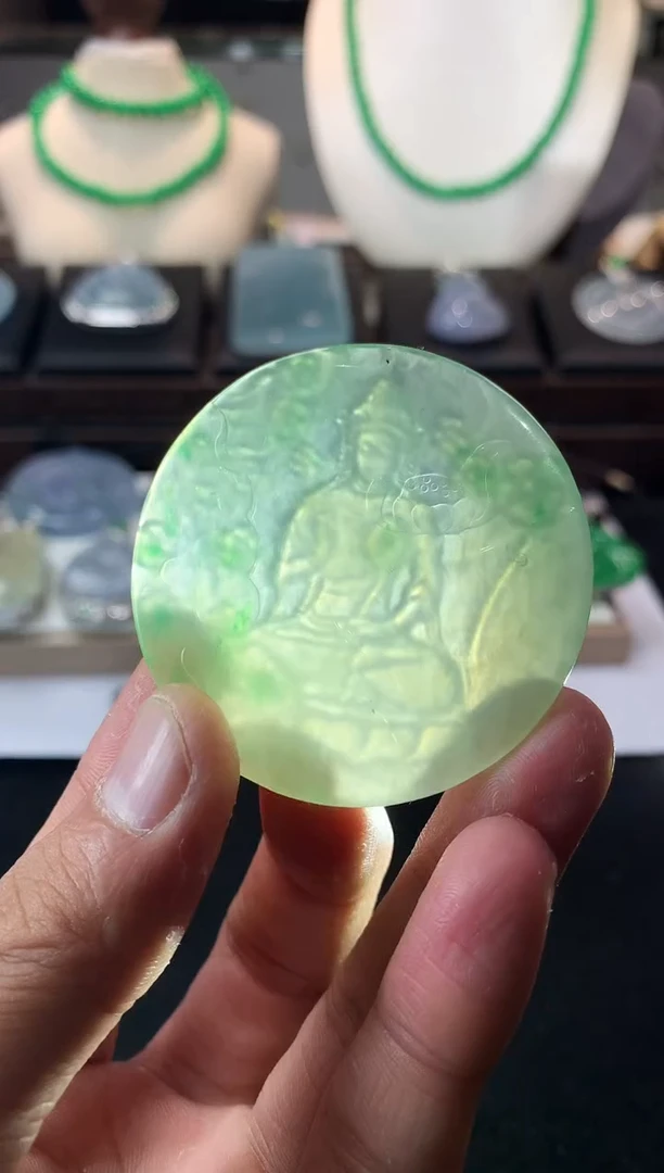 未镶嵌定制翡翠浪*  5004毛货不退不换