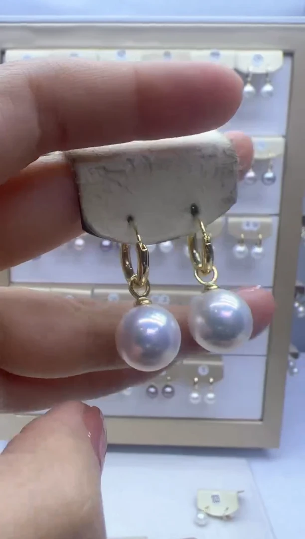 【闪购商品】淡水珍珠耳饰银S925镶嵌169+