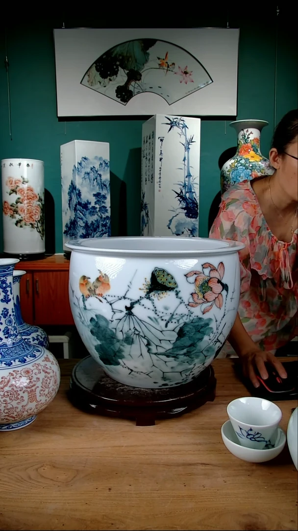 幸*景德镇手绘陶瓷8888