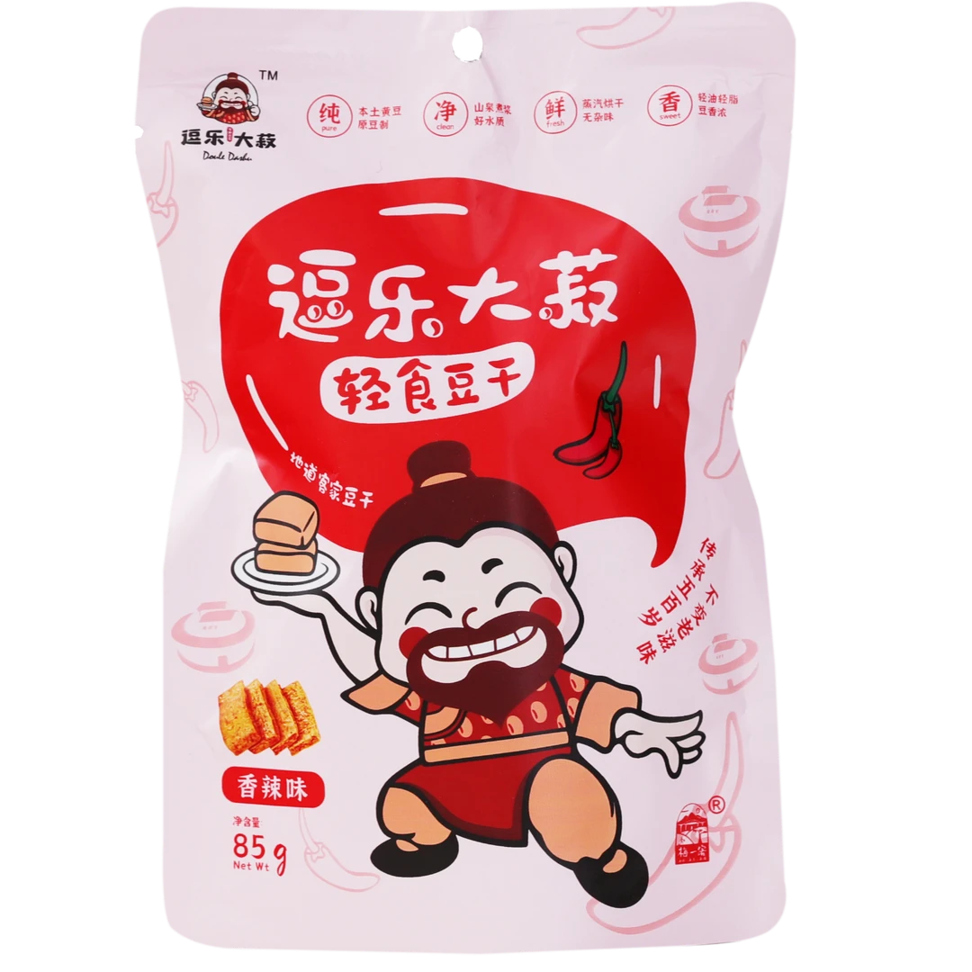 逗乐大菽轻食豆干零食解馋85g/袋