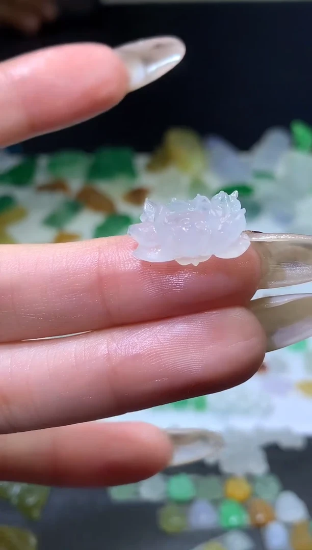 未镶嵌定制翡翠毛货  11-17.1-6.6