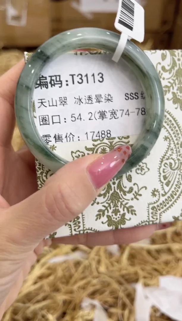 未镶嵌手镯石英质玉T3113