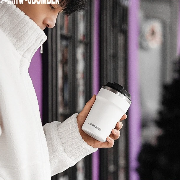 MHW-3BOMBER轰炸机cooki咖啡保温杯女生简约便携随行杯子男款水杯