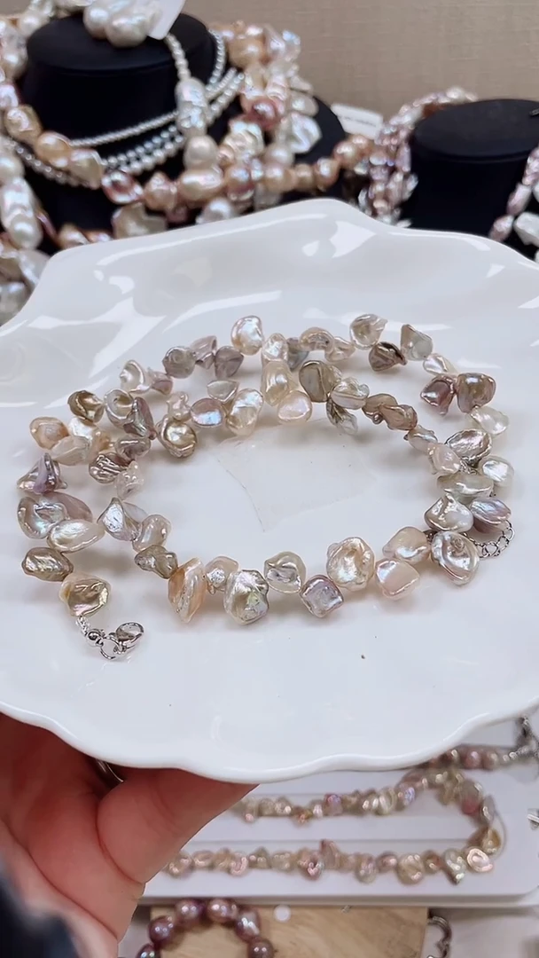 未镶嵌项链淡水珍珠【纯恬饰品】