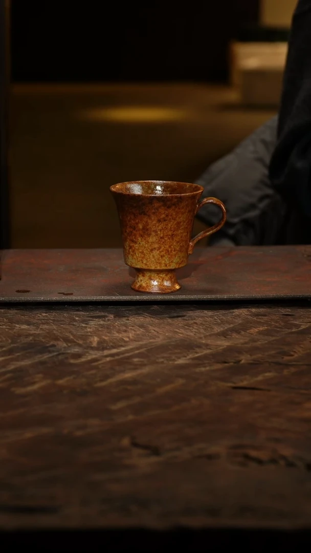 茶壶紫砂高款柴烧杯