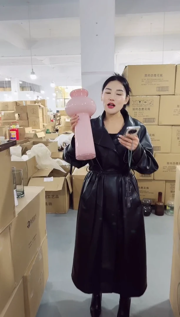 【闪购商品】无铅玻璃UU外贸仓-微瑕花瓶--40O58