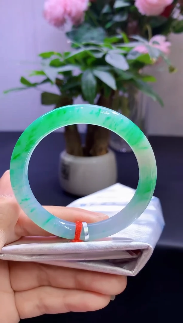 未镶嵌手镯翡翠翡翠手镯圈口51.3-t144-全款21.8万-定金2万