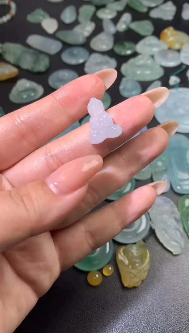 未镶嵌定制翡翠毛货