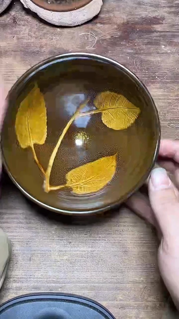 【闪购商品】茶盏名家余小红暨培旺建盏(带证书礼盒)32