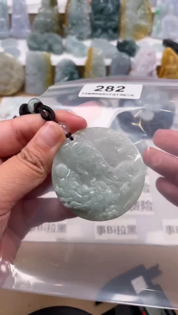 【闪购商品】翡翠颈饰未镶嵌天然缅甸A货翡翠282