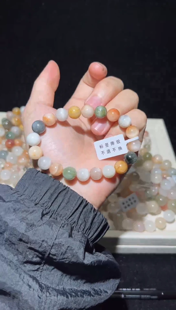 未镶嵌手串水晶2彩兔毛出厂价默认微瑕10