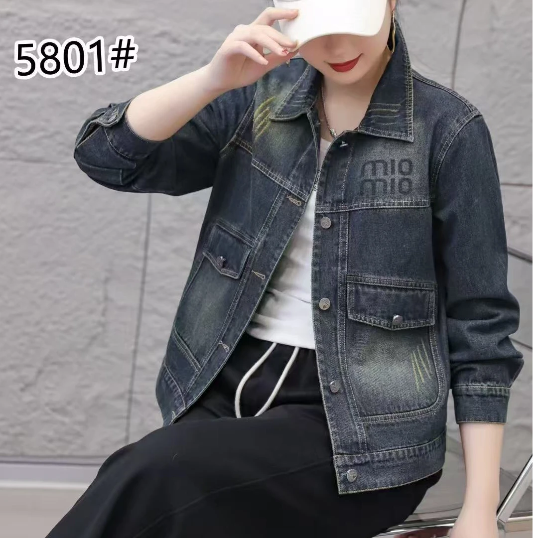 5801早春新款牛仔短款外套