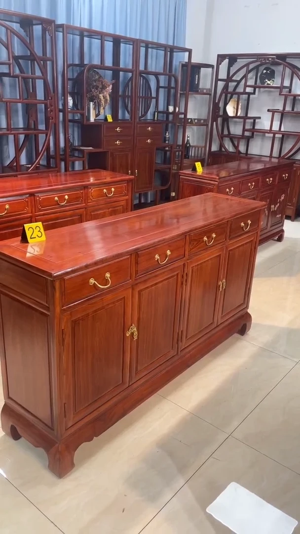 花梨木类柜类家具幸*刺猬紫檀158*40*88餐边柜样品