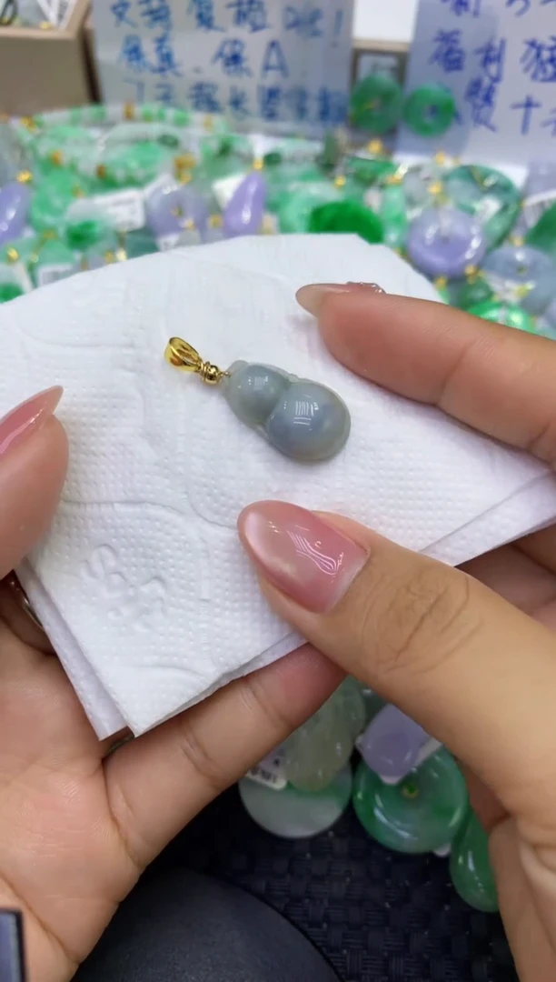 颈饰未镶嵌翡翠天然缅甸A货翡翠