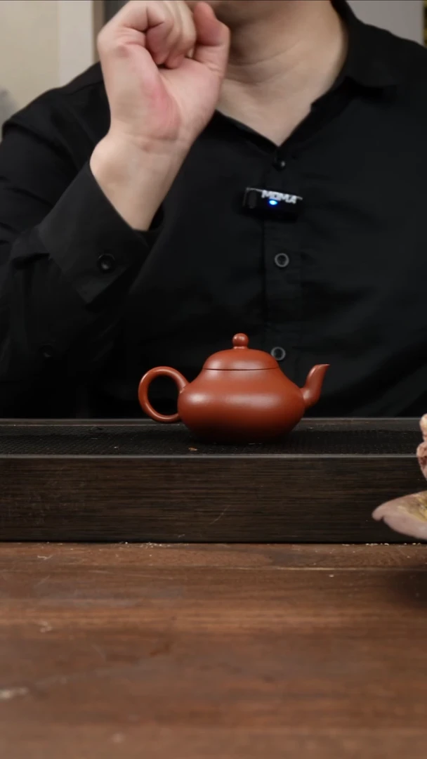 茶杯紫砂全手朱泥梨形     140CC