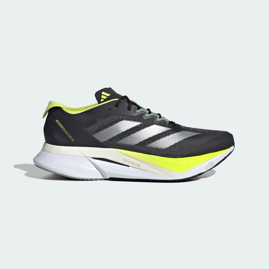 adidas/阿迪达斯男子BOSTON 12缓震回弹竞训玻纤柱跑鞋JI4477