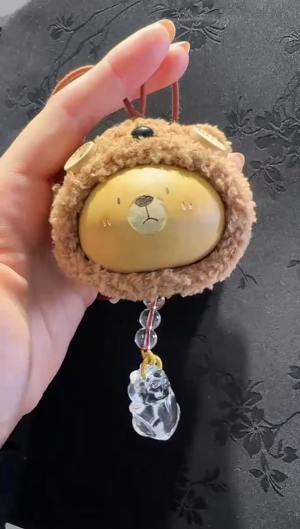 未镶嵌手绳水晶小熊多样性发货其一