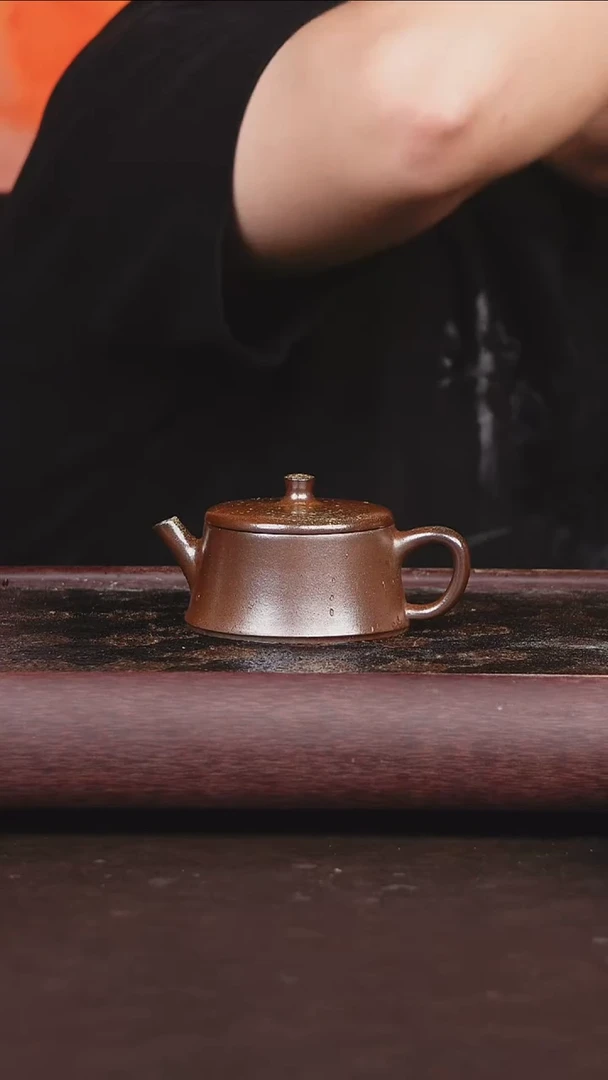 茶壶紫砂柴烧 汉瓦