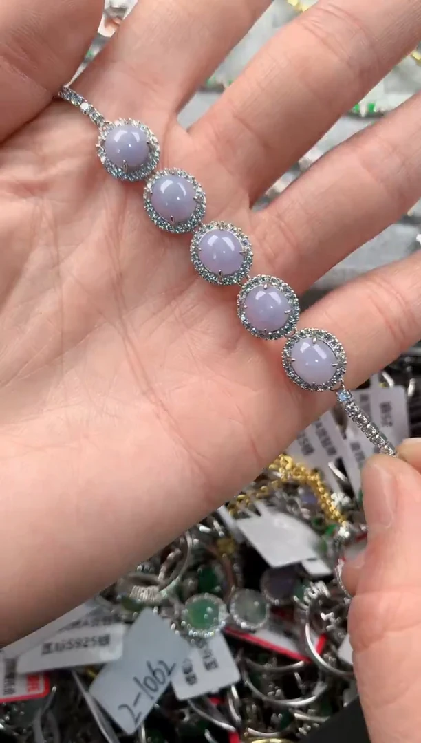 银S925镶嵌戒指翡翠6         2