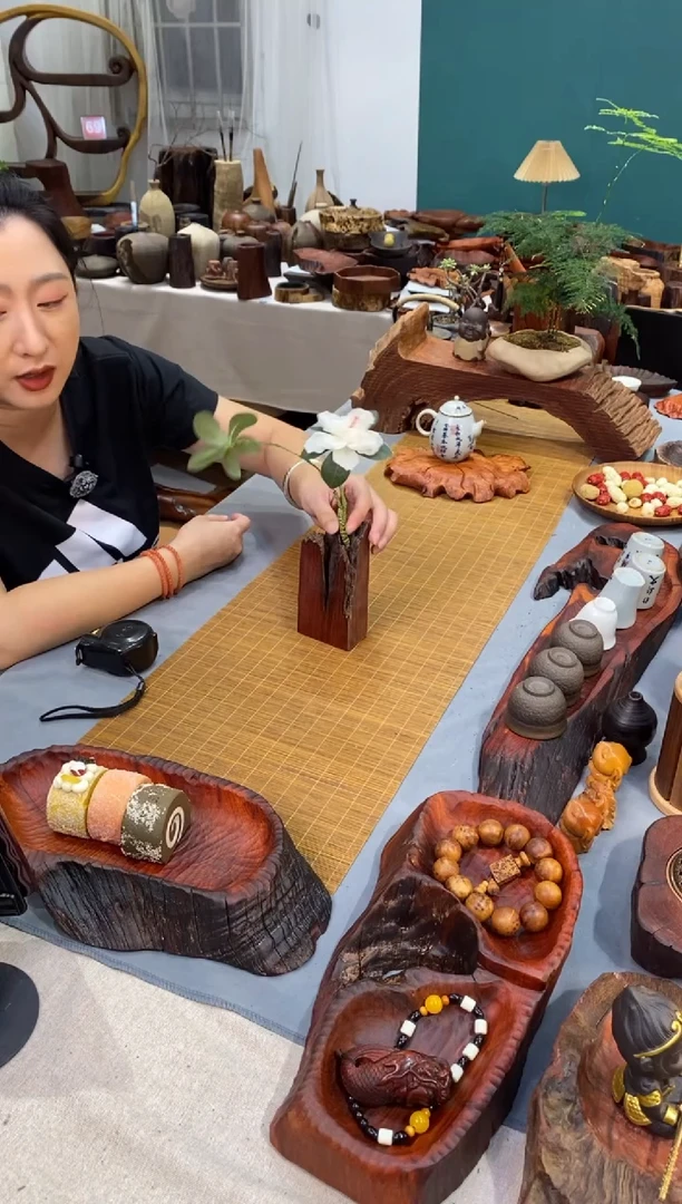 缅甸花梨木随形摆件14-8-4