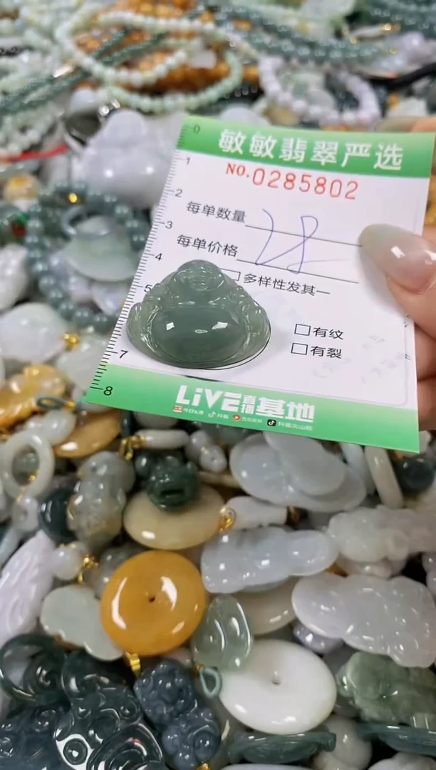 翡翠未镶嵌颈饰闪购0285802