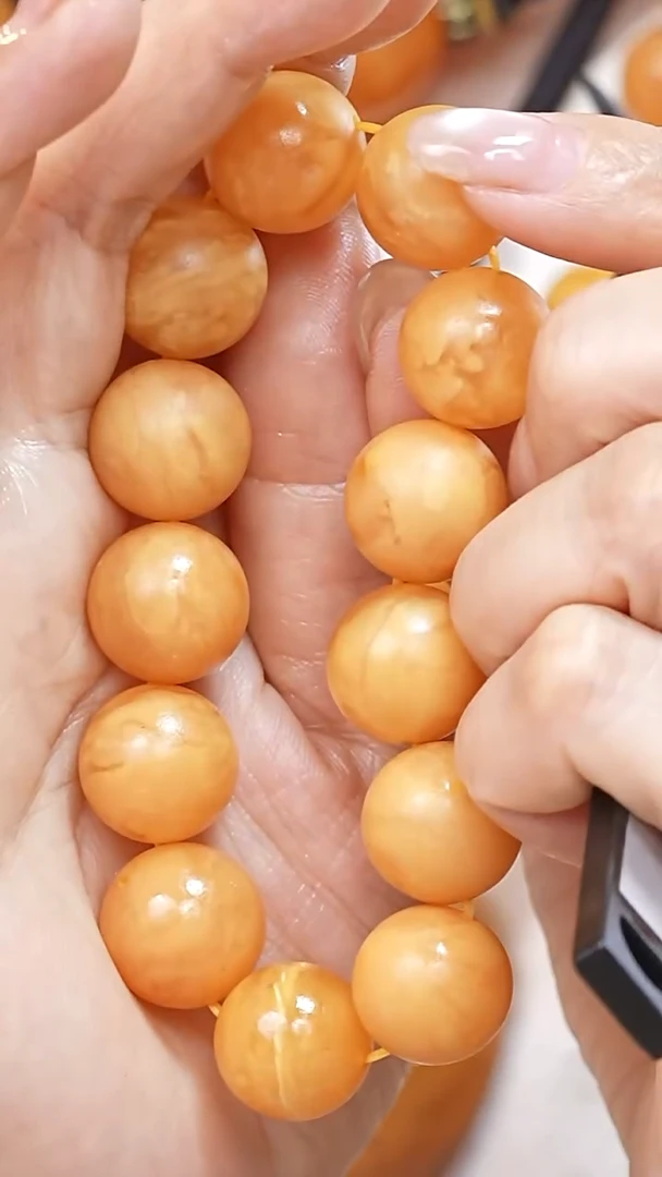 蜜蜡颈饰未镶嵌5133天然蜜蜡珠宝奇石云端妖孽全部保真