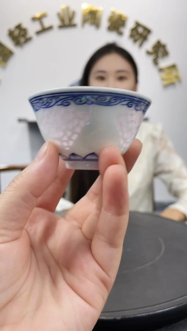 杯子景德镇陶瓷手工手绘杯